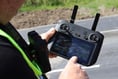 Flying drones to help prevent accidents on Powys roads

