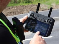 Flying drones to help prevent accidents on Powys roads

