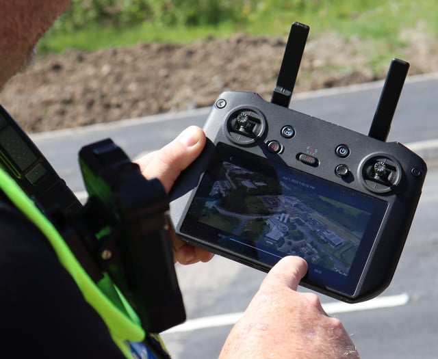 Flying drones to help prevent accidents on Powys roads


