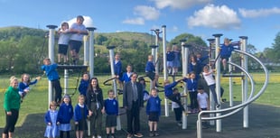 Gilwern Primary School open newest playing equipment