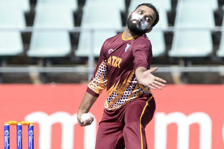 Former Qatar skipper Tamoor Zafar scored 57 and took a wicket.
