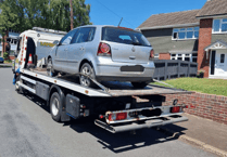 Abandoned car seized in Abergavenny