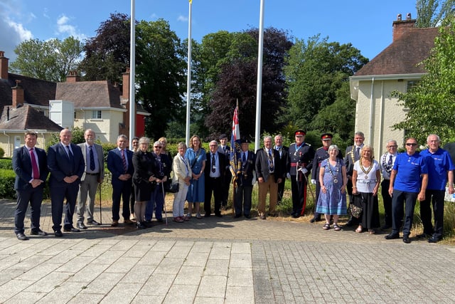 Flag raised at County Hall to mark Armed Forces Week