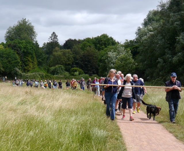 Scores of locals walk the Meadows