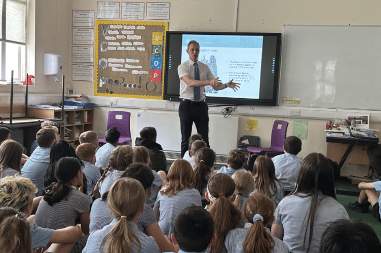 David TC Davies delivers talk at Our Lady and St Michael's