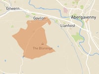 Power cut hits Abergavenny area