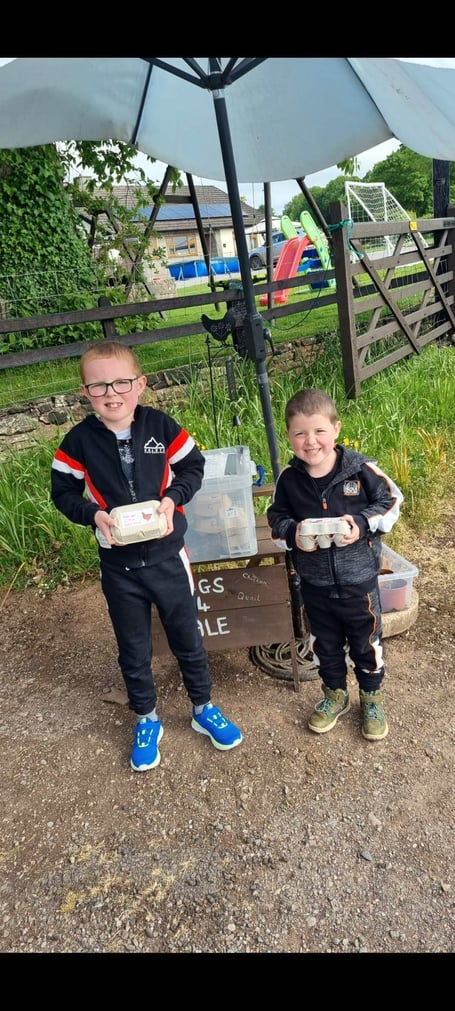 Jack and Harvey, young entrepreneurs 