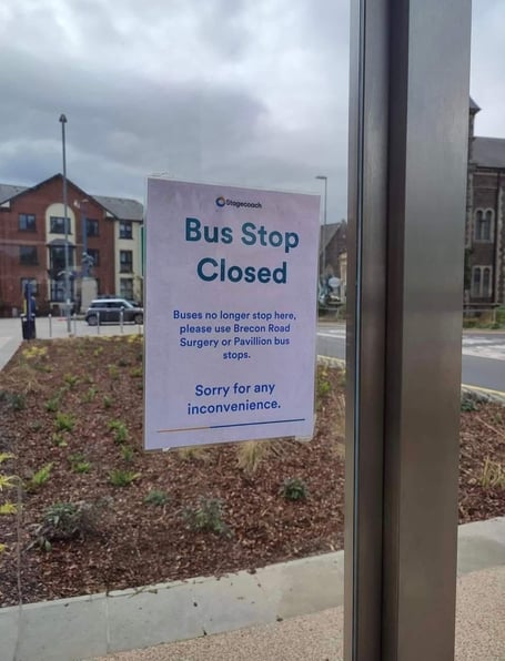 Closure sign