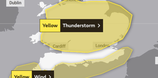 Thunderstorm to hit Abergavenny as Met Office issue weather warning