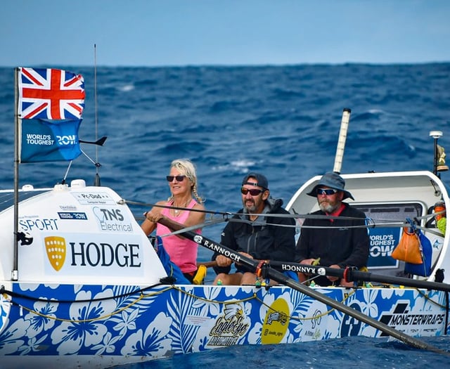 Monmouthshire Pacific ocean rowers reach shore after 51 days