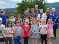 Minister visits Abergavenny summer programmes