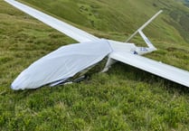 Glider crash in Black Mountains hospitalises pilot 