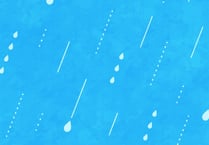 Abergavenny's full-day light rain shower experience, May 18th