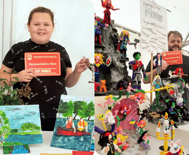 Abergavenny prize winners at revived Monmouth Show