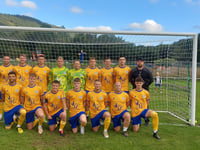 Blues for Blaenavon FC in new yellow strip