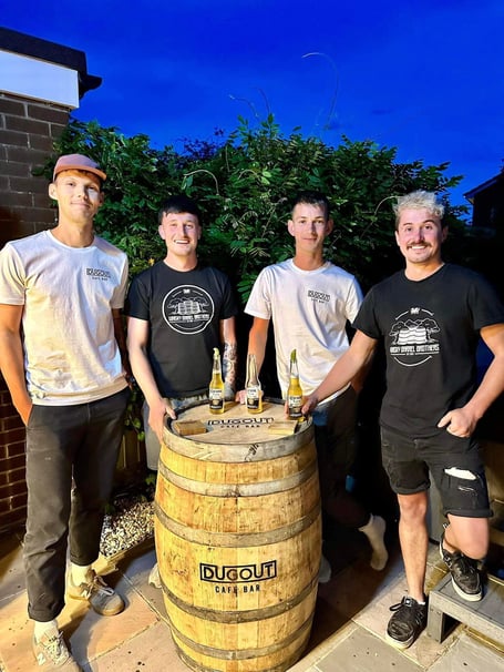 The Whiskey Barrel Brothers and The Dugout bar
