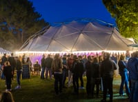 Sant Ffraed House Sponsors Aber Food Festival Dome at The Castle