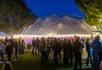 Sant Ffraed House Sponsors Aber Food Festival Dome at The Castle