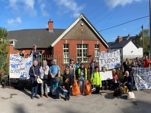 Campaigners clean up over Tudor Centre row