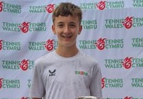 Tennis ace Max, 13, takes it to the Max