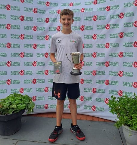 May Swayne is proving a hit on the tennis court