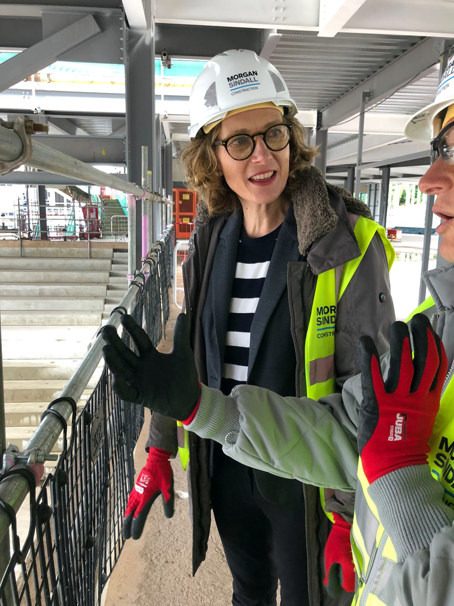 Labour candidate takes a tour of new King Henry school