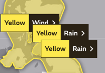 Met Office issues yellow weather warnings with Storm Agnes on the way