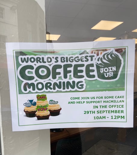 Macmillan fundraising event 