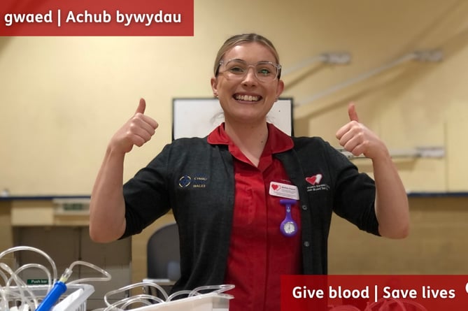 Welsh blood service