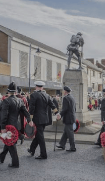 Hymns sung at the War Memorial on Sunday - and all the lyrics