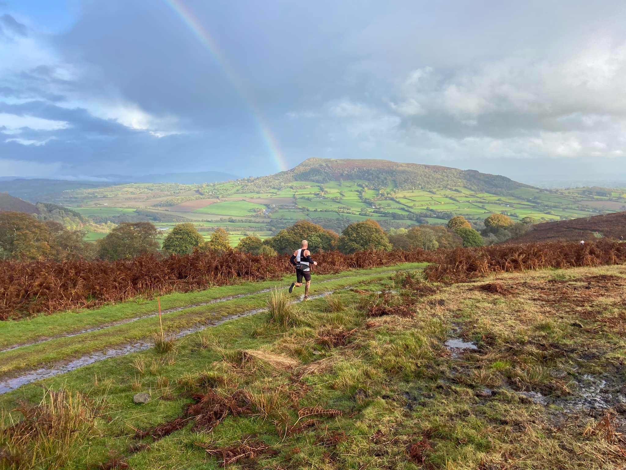 Sugar Loaf rainbow sweetens the mood in testing fell race