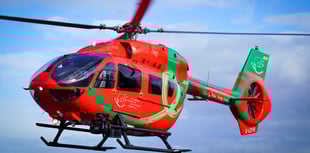 Abergavenny grandfather pays tribute to Wales Air Ambulance