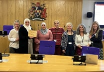 Abergavenny Town of Sanctuary Group receives recognition award