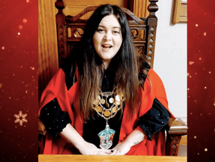 Mayor of Brecon delivers a Christmas message on Advent Calendar Day 17