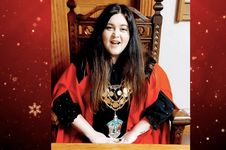 Mayor of Brecon Cllr Michaela Davies