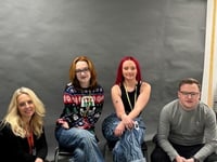Coleg Gwent team get the stamp of approval from Greg James
