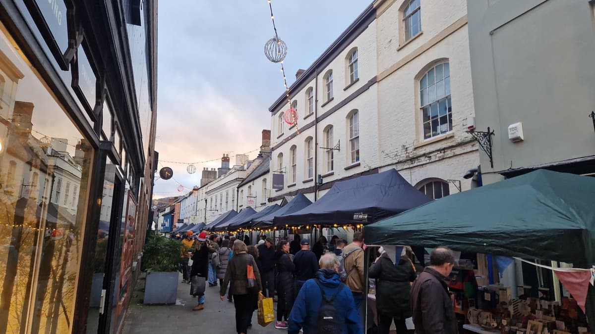 Abergavenny's merry and bright Christmas Market