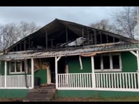 Cricket club near Usk devastated after pavilion torched