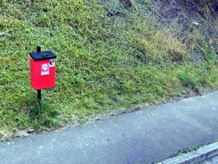 Bins are best to beat dog poo hotspots 