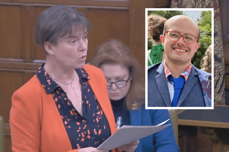 MP for North Devon Selaine Saxby spoke about Harry Webb in a Westminster Hall debate yesterday