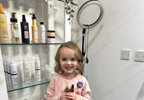 Plucky Maia Alys braves the chop for Little Princess charity