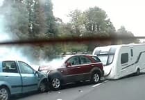PC caused head-on crash while overtaking with caravan