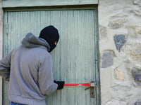 Police are investigating five rural burglaries and thefts 