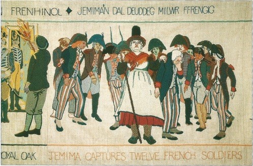 A tapestry displaying the story of Jemima
