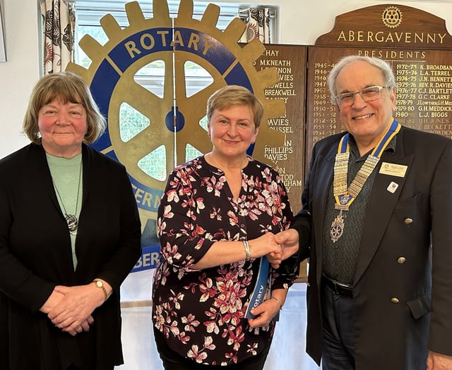 Abergavenny Rotary welcomes newest member