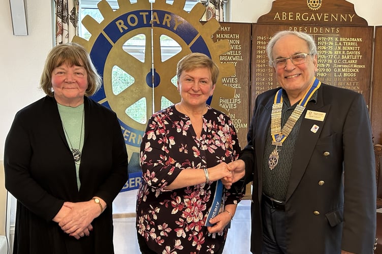 New member of Abergavenny Rotary
