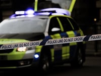 Man hospitalised following collision on A4042 