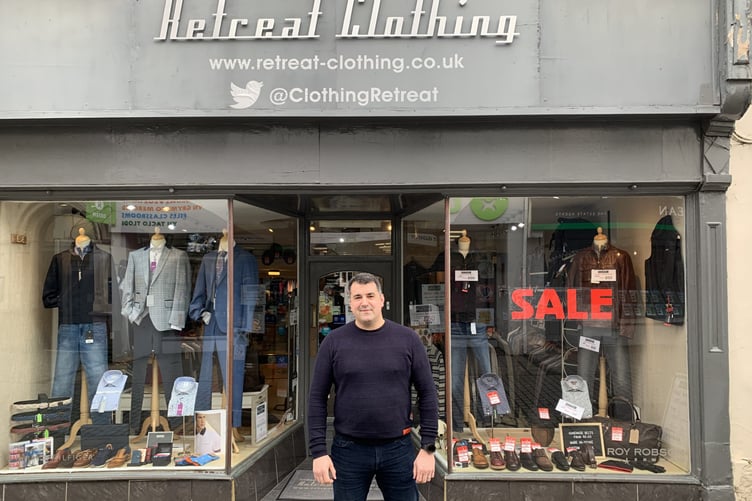 The owner of Retreat Clothing