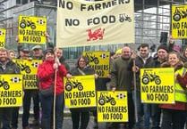 Farmers take to Senedd to protest