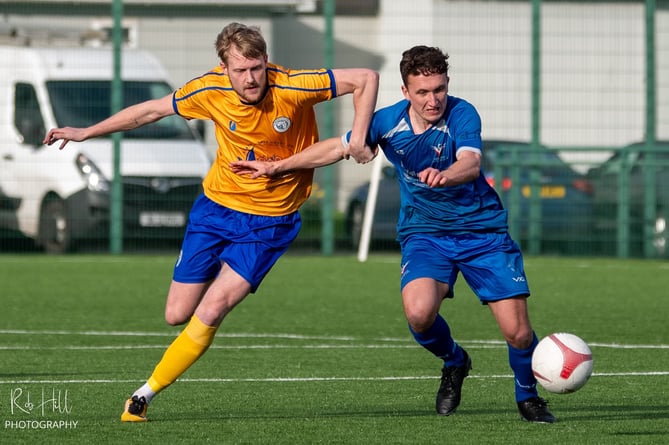Blaenavon Blues met league leaders Trethomas Bluebirds for the second time in a week (pic March 2)